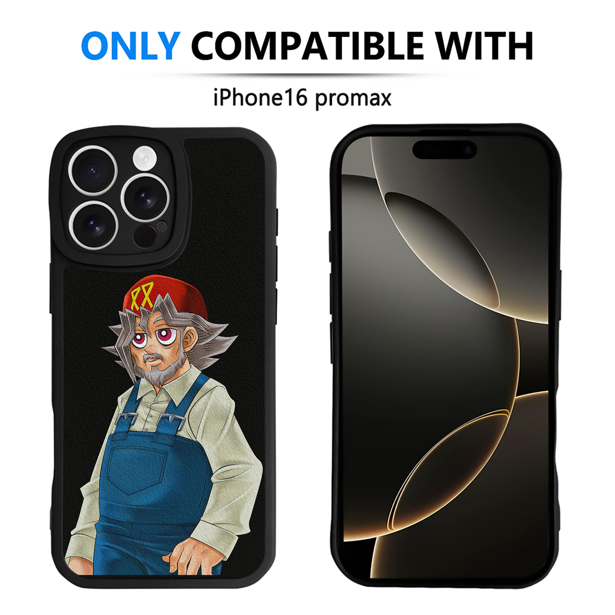 遊☆戯☆王 Yu-Gi-Oh! 【iPhone 16シリーズ対応】シリコンスマホケース（レザー調） 材質：シリコン